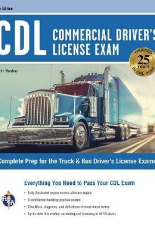 Cover of CDL - Commercial Driver's License Exam, 6th Ed.