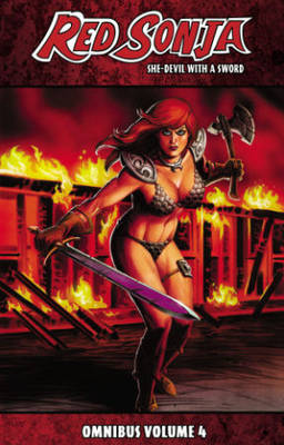Book cover for Red Sonja: She-Devil with a Sword Omnibus Volume 4