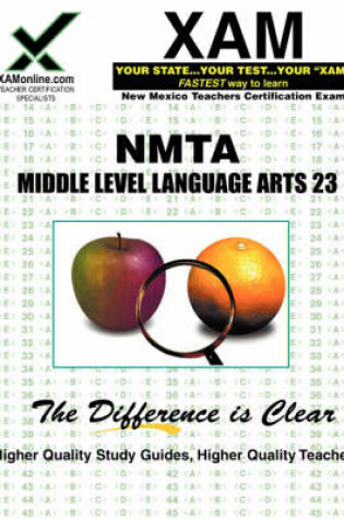 Cover of Nmta Middle Level Language Arts 23 Teacher Certification Test Prep Study Guide