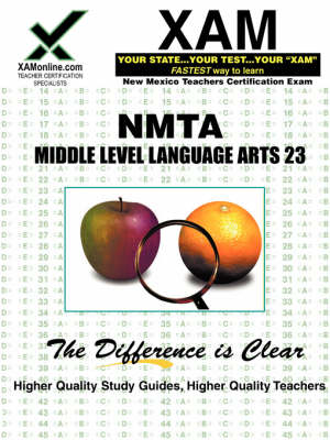 Cover of Nmta Middle Level Language Arts 23 Teacher Certification Test Prep Study Guide