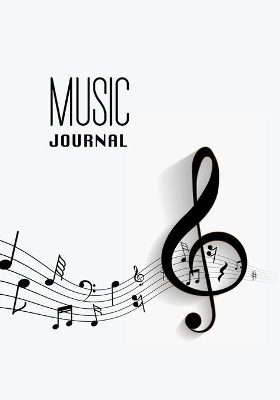 Book cover for Music journal Manuscript paper
