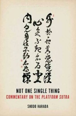 Cover of Not One Single Thing