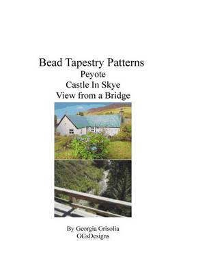 Book cover for Bead Tapestry patterns Peyote castle in skye view from a bridge