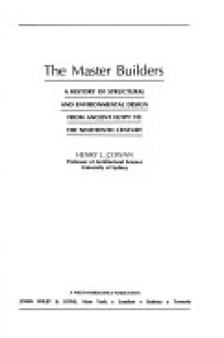 Cover of The Master-builders