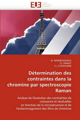 Book cover for D termination Des Contraintes Dans La Chromine Par Spectroscopie Raman