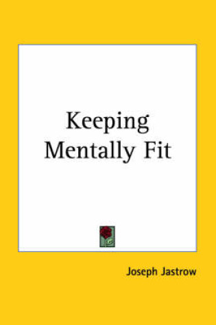 Cover of Keeping Mentally Fit (1928)