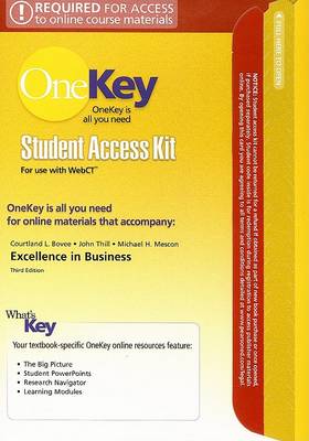 Book cover for Onekey WebCT Student Access Kit