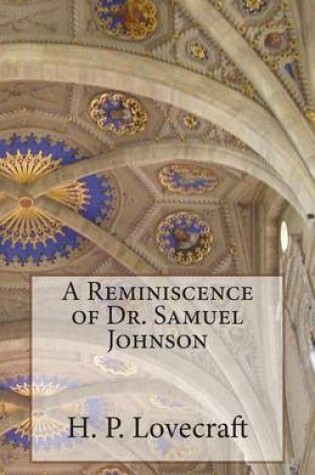 Cover of A Reminiscence of Dr. Samuel Johnson