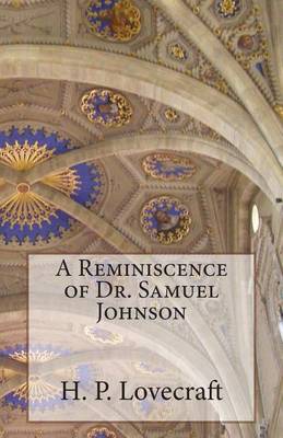 Book cover for A Reminiscence of Dr. Samuel Johnson