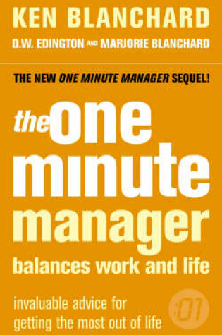 Cover of The One Minute Manager Balances Work and Life