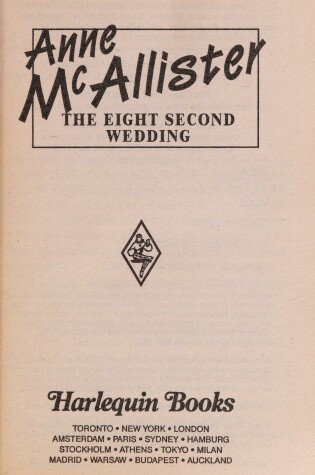Cover of The Eight Second Wedding