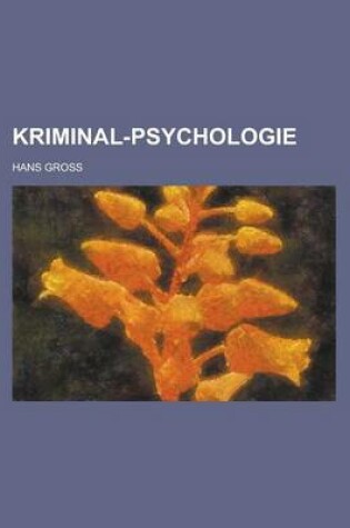 Cover of Kriminal-Psychologie