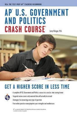 Book cover for Ap(r) U.S. Government & Politics Crash Course Book + Online