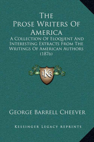 Cover of The Prose Writers of America