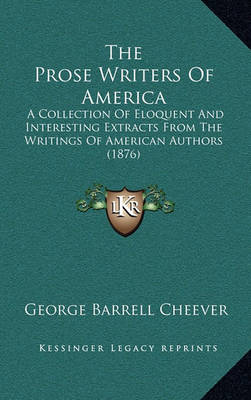 Book cover for The Prose Writers of America