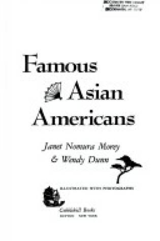 Cover of Famous Asian Americans