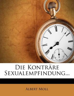 Book cover for Die Kontrare Sexualempfindung, Dritte Auflage