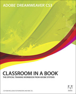 Book cover for Adobe Dreamweaver CS3 Classroom in a Book