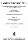 Book cover for Diffusion in Solid Metals and Alloys / Diffusion in festen Metallen und Legierungen