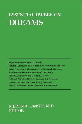 Book cover for Essential Papers on Dreams