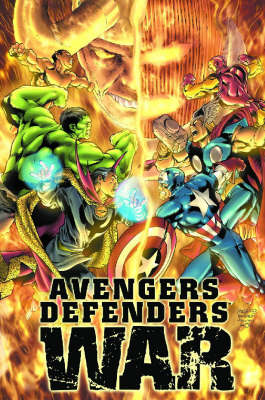 Book cover for Avengers Defenders War