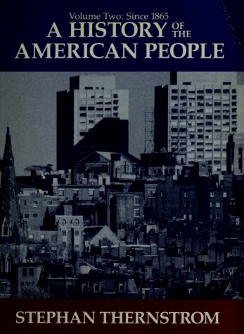 Book cover for History of American People V1