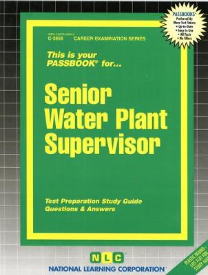 Book cover for Senior Water Plant Supervisor