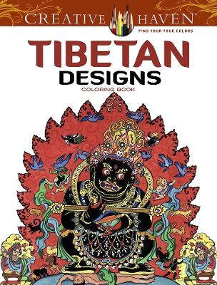 Book cover for Creative Haven Tibetan Designs Coloring Book