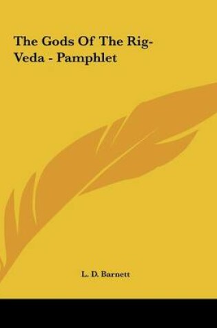 Cover of The Gods Of The Rig-Veda - Pamphlet