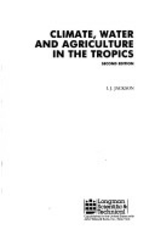 Cover of Jackson: *Climate* Water & Agriculture I