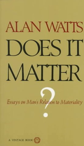 Book cover for Does it Matter?