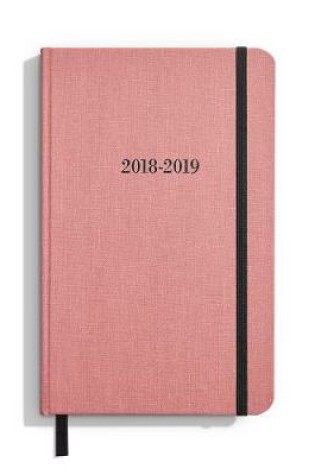 Cover of Shinola Planner: 2018-2019, 18 Month, Hard Linen, Salmon Pink (5.25x8.25)