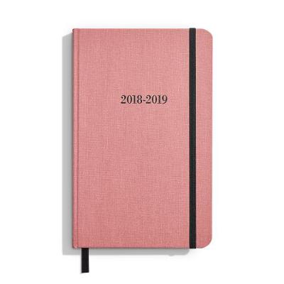 Book cover for Shinola Planner: 2018-2019, 18 Month, Hard Linen, Salmon Pink (5.25x8.25)