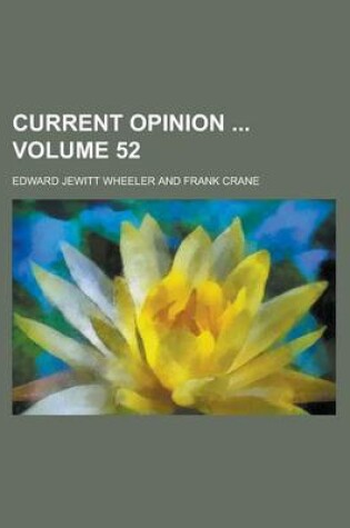 Cover of Current Opinion Volume 52