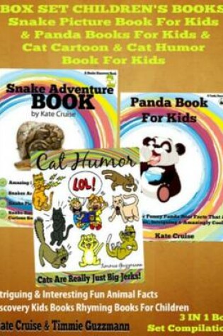 Cover of Animals Books for Kids: Snakes, Pandas & Cat Humor