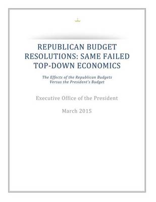 Book cover for Republican Budget Resolutions