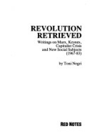 Cover of Revolution Retrieved