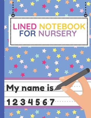 Book cover for Lined Notebook For Nursery