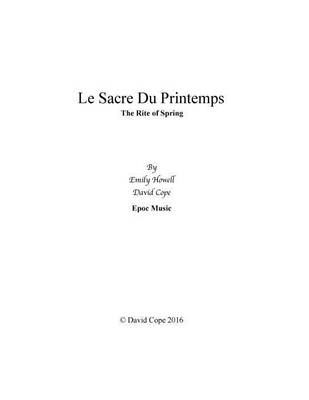 Book cover for Le Sacre du Printemps