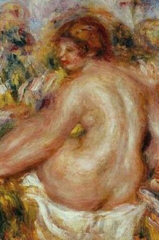 Cover of 150 page lined journal After Bathing, Seated Female Nude Pierre Auguste Renoir