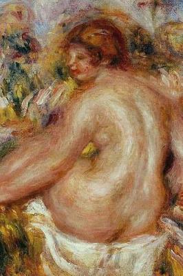 Book cover for 150 page lined journal After Bathing, Seated Female Nude Pierre Auguste Renoir