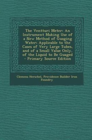 Cover of The Ventturi Meter