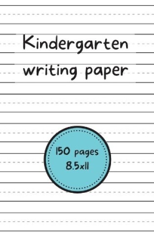 Cover of Kindergarten writing paper