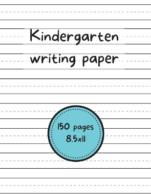 Book cover for Kindergarten writing paper