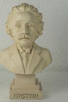 Book cover for Sculpture of Albert Einstein - Blank Lined Notebook