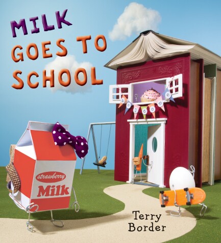 Book cover for Milk Goes to School