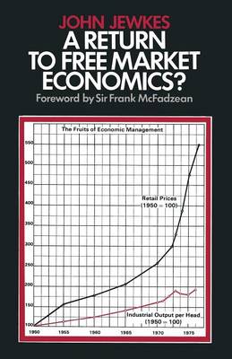 Book cover for A Return to Free Market Economics?
