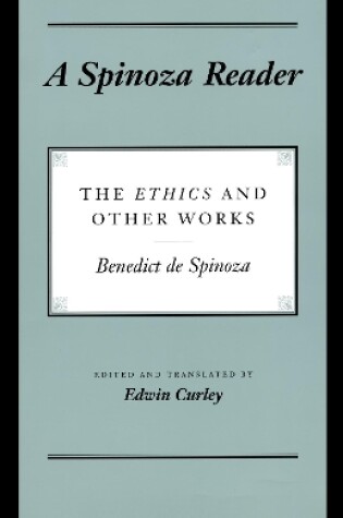 Cover of A Spinoza Reader