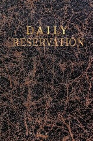 Cover of Daily Restaurant Reservation