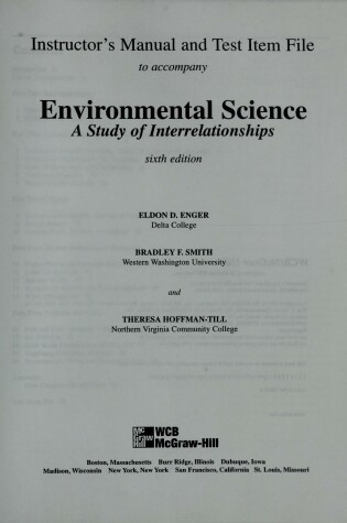 Cover of Environmental Science Im /Tif